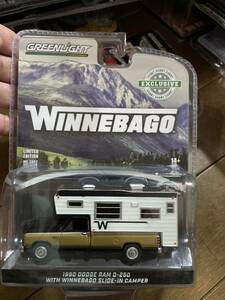 greenlight 1990 DODGE RAM D-250 WITH WINNEBAGO SLIDE-IN CAMPER グリーンライト ダッジ ラム ウィネヴェーゴ　キャンプ　アウトドア