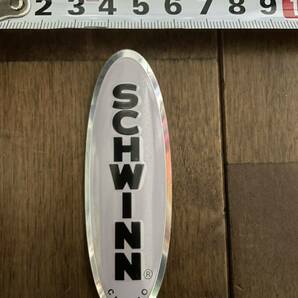 送料込 エンブレム Schwinn Head Badge シュウィン ヘッド バッチ バッジ ロゴ old bmx クロモリ スティングレイ stingray