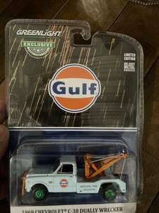 グリーンマシーン 1969 CHEVROLET C-30 DUALLY WRECKER greenlight Gulf グリーンライト シボレー ガルフ　オイル　トラック