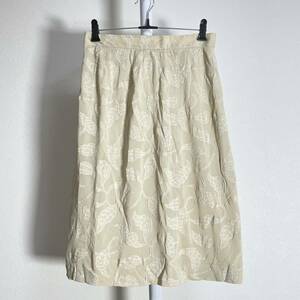  Italy made joru geo Armani skirt dress plant pattern GIORGIO ARMANI f342