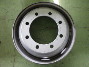 19.5×6.75 PCD:275 8穴 +147 HAYES LEMMERZ ISO 中古 1本のみ スチールホイール【店頭受け取り可】