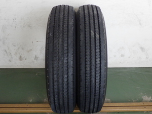 205/80R17.5 120/118L ヨコハマ 785R 中古 8分山 2本セット サマータイヤ 2017年製 L17179