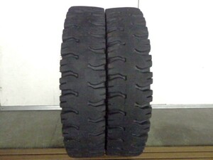 6.00-15 10PR ダンロップ POWERLIFTER FK71 中古 2本セット フォークリフト X1419