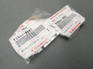 カワサキ ZRX400 シリンダーヘッドプラグ 純正 92066-0002 2個セット 未使用品 長期在庫保管品 TR050302K16