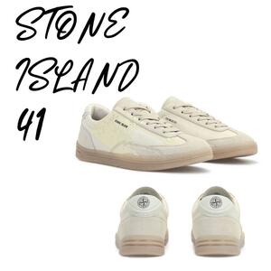 STONE ISLAND ロゴ ローカット ミリタリー スニーカー 70s 41