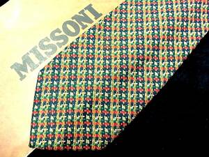 ■E4653N●良品●ミッソーニ【色の魔術師☆ＭＩＳＳＯＮＩ】ネクタイ