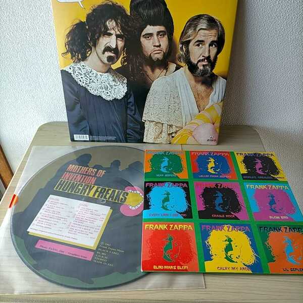 Frank Zappa＆motheFrankrs of inventilation/we’re only in it for the Money/HUNGRY FREAKS /How's YOUR BIRD 一回り小さい　合計3枚