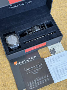ハミルトン HAMILTON カーキ ビロウゼロ H785850 メンズ 腕時計 デイト H78585333 ブラック 文字盤 自動巻き Khaki Belowzero 90165769