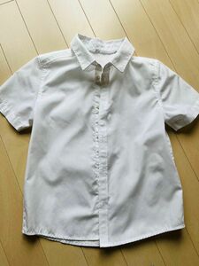 ワイシャツ 半袖 子供服 110 120 白 冠婚葬祭