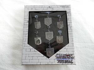 USJ限定 進撃の巨人 ザ・リアル 2015年 チャームセット 7種 Attack on Titan Charm set Universal Studios Japan 調査兵団 紋章