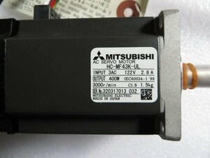 【◆新品◆未使用◆三菱電機・MITSUBISHI】型番：HC-MF43K-UL サーボモーター ミツビシ シリーズ ◆6ヶ月保証