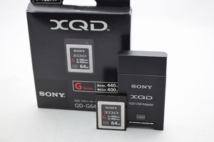 ★SONY XQD USB Adapter USB QDA-SB1 + XQDメモリーカード 64GB QD-G64E★