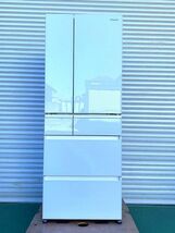 ◆FQ41 ノンフロン冷凍冷蔵庫 パナソニック ドア 550L　動作品　Panasonic　NR-F558HPX-W型　22年製◆T_画像1