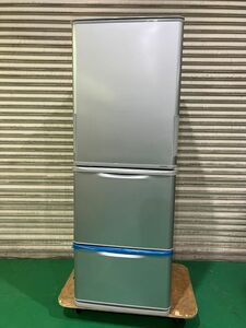 ◆FR61 ●未使用● ノンフロン冷凍冷蔵庫 シャープ 3ドア 350L　動作品　SHARP　SJ-W351E-S◆T