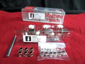 ★新品セール/最安値★GOTOH／SD91-05MA-N-L6◆国産 高品質 高精度！ ゴトー 糸巻き 片側６連 ニッケル クルーソンtype