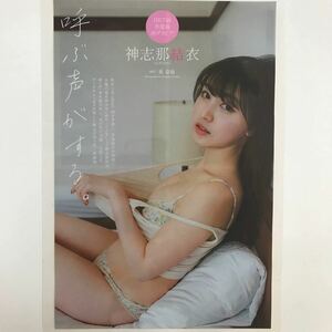 『雑誌グラビア ラミネート加工』Y-1914 神志那結衣(元人気アイドルから女優へ転身・美女)B5 4枚8ページ プレイボーイ2023年6月26日号※15