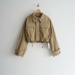 2023AW / 未使用 / SPICK&SPAN スピックアンドスパン / ヘリンボーンM-47ショートブルゾン / 23011200301030 / 2311-1102