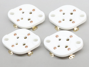 4 pin gilding vacuum tube socket 2A3C*300B 4 piece set control number [SO0043]