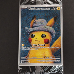 ゴッホピカチュウ プロモ/Pikachu with Grey Felt hat （085/SVPEN） ゴッホ美術館×ポケモン コラボレーション展示(3)