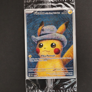 ゴッホピカチュウ プロモ/Pikachu with Grey Felt hat （085/SVPEN） ゴッホ美術館×ポケモン コラボレーション展示(6)