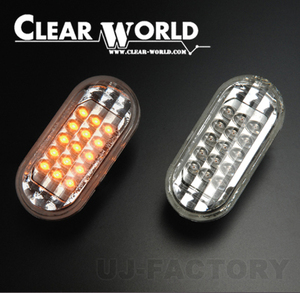 CLEAR WORLD クリアワールド LEDサイドマーカー クリアレンズ 日産 ノート E11 2005/01～2006/12 SMN-11L