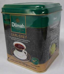 【スリランカ産】Dilmah ディルマ“Earl Grey”アールグレイ 本場のセイロンティー 香り高い/缶入りルースリーフティー（125g）