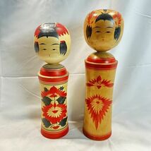 こけし/伝統こけし まとめ９個セット 人形 日本人形 置物/置飾り 工芸品/民芸品/伝統工芸 昭和 木製_画像2