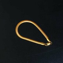 【1円スタート】Gold Bracelet 18k刻印 金ブレスレット 18金 メンズ レディース ゴールドチェーン ブレスレット 喜平 326_画像2