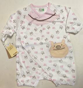 60 赤ちゃんちびオール ベビー服　Baby 女の子 綿100 新品