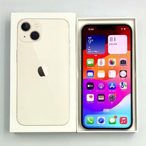 【中古】docomo iPhone13 128GB MLND3J/A スターライト 判定〇 / SIMフリー SIMロック解除済み Apple