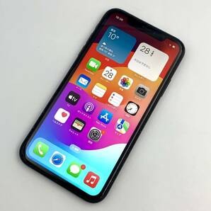 【中古/ジャンク】au iPhoneXR 128GB MT0G2J/A ブラック 判定〇 / SIMフリー SIMロック解除済み Appleの画像1