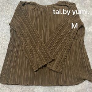 tal.by yumi. トップス しまむら プリーツプルオーバーM