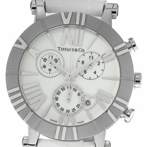  Tiffany TIFFANY&Co. Z1301.32.11A20A71A Atlas jento chronograph Date quartz men's _798879