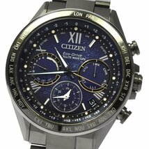 シチズン CITIZEN CC4015-86L アテッサ コズミックブルー コレクション ソーラー電波 メンズ 箱・保証書付き_799371_画像1