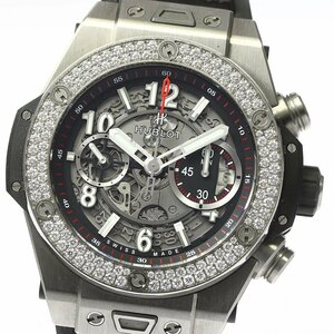 ウブロ HUBLOT 411.NX.1170.RX.1104 ビッグバン ウニコ チタニウム 自動巻き メンズ 保証書付き_799913