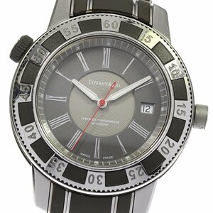  Tiffany TIFFANY&Co. Mark T-57 Date self-winding watch men's _799516