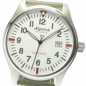  Alpina Alpina AL-240S4S6 starter ima- Date quartz men's unused goods box * written guarantee attaching ._684071