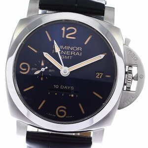 パネライ PANERAI PAM00986 ルミノール 1950 10デイズ GMT 自動巻き メンズ 美品 箱・保証書付き_800770