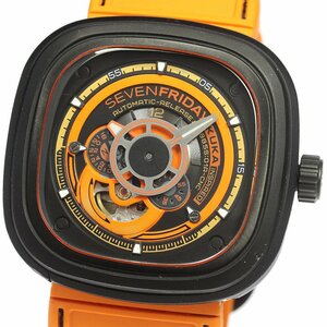 訳あり セブンフライデー SEVENFRIDAY SF-P3 スモールセコンド 自動巻き メンズ _799806