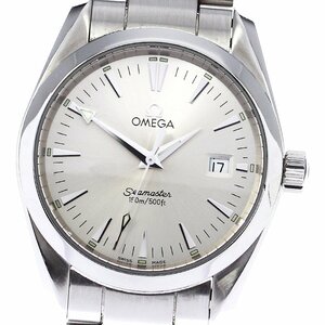 オメガ OMEGA 2518.30 シーマスター アクアテラ デイト クォーツ ボーイズ 保証書付き_800186