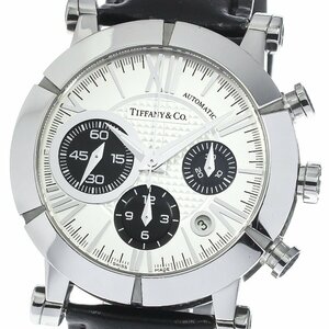 訳あり ティファニー TIFFANY&Co. Z1000.82.12A21A00A アトラス ジェント クロノグラフ デイト 自動巻き メンズ _774768【ev10】