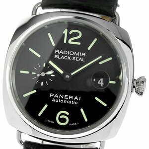  Panerai PANERAI PAM00287 Radiomir черный наклейка Date самозаводящиеся часы мужской коробка * с гарантией ._800431