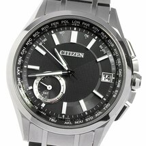 シチズン CITIZEN CC3010-51E/F150-T021581 アテッサ サテライトウェーブ ソーラー電波 メンズ 美品 箱・保証書付き_801154_画像1