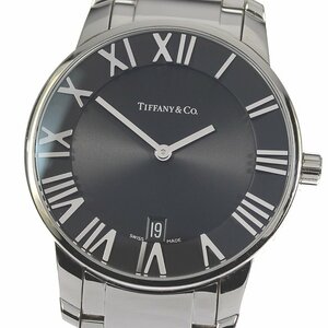  Tiffany TIFFANY&Co. Z1800.11.10A00A Atlas dome Date quartz men's _800525