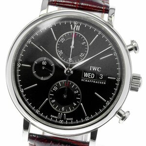 IWC IWC SCHAFFHAUSEN IW391008 Portofino хронограф дата самозаводящиеся часы мужской _803291