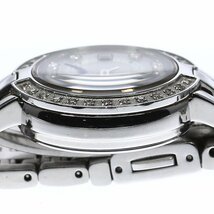 セイコー SEIKO 1B22-0BR0 エクセリーヌ 9Pダイヤ ベゼルダイヤ ソーラー電波 レディース 箱・保証書付き_803694_画像5