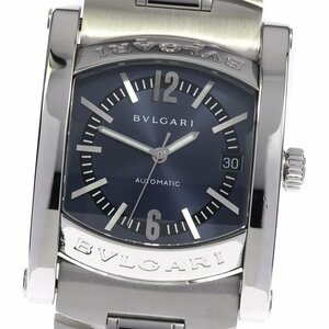 ブルガリ BVLGARI AA44S アショーマ デイト 自動巻き メンズ 良品 箱付き_800379