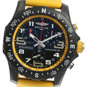  Breitling BREITLING X82310 Endurance Pro chronograph Date quartz men's inside box * written guarantee attaching ._803766