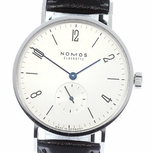  Nomos NOMOS tongue jento small second hand winding men's superior article inside box * written guarantee attaching ._804111