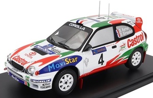 Altaya　1/24　トヨタ・カローラ WRC　#4　D．オリオール　1999 ラリー チャイナ優勝　カストロール